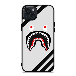 BAPE SHARK ADIDAS STRIPE iPhone 15 Plus Case