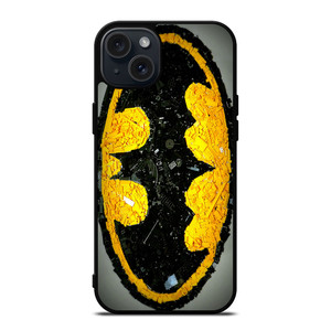Batman Logo Black Yellow 2 iPhone 15 Plus Case Batman Logo Black Yellow 2 iPhone 15 Plus Case