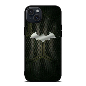 BATMAN METAL LOGO iPhone 15 Plus Case