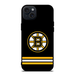BOSTON BRUINS NHL LOGO iPhone 15 Plus Case BOSTON BRUINS NHL LOGO iPhone 15 Plus Case