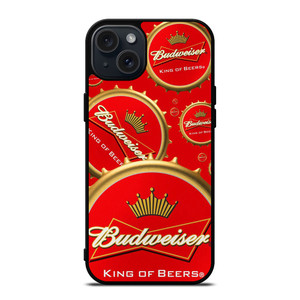 BUDWEISER BOTTLE CAP LOGO iPhone 15 Plus Case BUDWEISER BOTTLE CAP LOGO iPhone 15 Plus Case