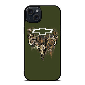 CAMO CHEVY FILL SKULLc iPhone 15 Plus Case CAMO CHEVY FILL SKULLc iPhone 15 Plus Case