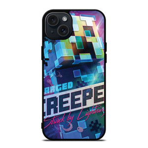 CHARGED CREEPER MINECRAFT iPhone 15 Plus Case CHARGED CREEPER MINECRAFT iPhone 15 Plus Case