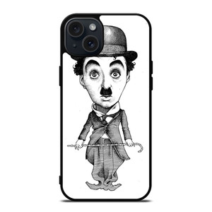 CHARLIE CHAPLIN CARTOON iPhone 15 Plus Case