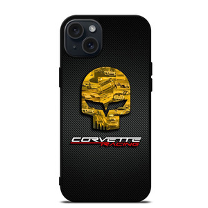 CHEVY CORVETTE RACING PUNISHER iPhone 15 Plus Case CHEVY CORVETTE RACING PUNISHER iPhone 15 Plus Case