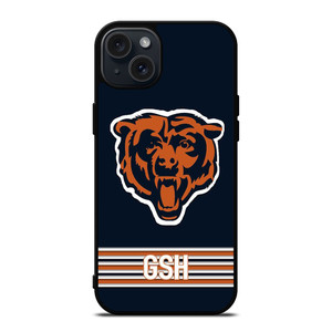 CHICAGO BEARS LOGO EMBLEM iPhone 15 Plus Case CHICAGO BEARS LOGO EMBLEM iPhone 15 Plus Case