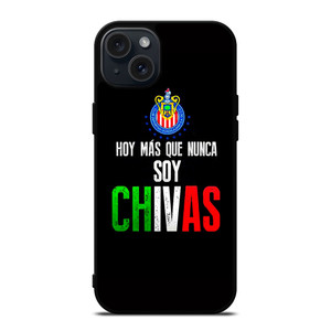 CHIVAS DE GUADALAJARA LOGO iPhone 15 Plus Case CHIVAS DE GUADALAJARA LOGO iPhone 15 Plus Case