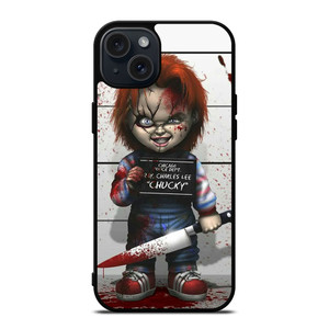 CHUCKY DOLL WITH KNIFE iPhone 15 Plus Case