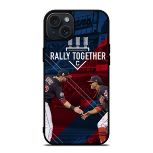 CLEVELAND INDIANS RALLY TOGETHER iPhone 15 Plus Case CLEVELAND INDIANS RALLY TOGETHER iPhone 15 Plus Case