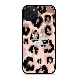 COACH NEW YORK LEOPARD SKIN iPhone 15 Plus Case COACH NEW YORK LEOPARD SKIN iPhone 15 Plus Case