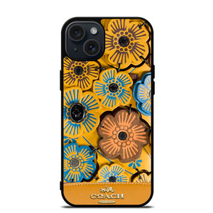 COACH NEW YORK ROSE TEA iPhone 15 Plus Case COACH NEW YORK ROSE TEA iPhone 15 Plus Case