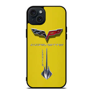 Corvette Stingray C7 Yellow iPhone 15 Plus Case Corvette Stingray C7 Yellow iPhone 15 Plus Case