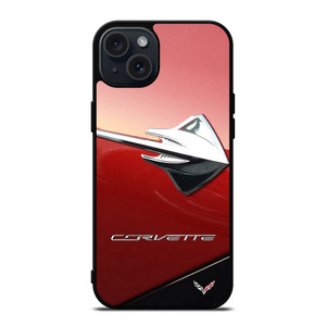 CORVETTE STINGRAY RED iPhone 15 Plus Case CORVETTE STINGRAY RED iPhone 15 Plus Case