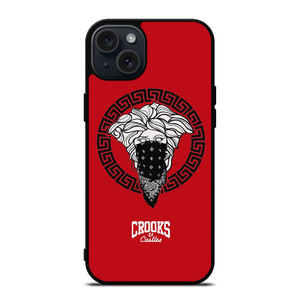 CROOK AND CASTLES BANDANA RED iPhone 15 Plus Case CROOK AND CASTLES BANDANA RED iPhone 15 Plus Case