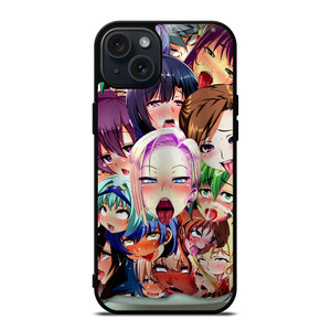 CUTE AHEGAO CHARACTERS iPhone 15 Plus Case