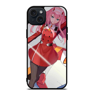 DARLING IN THE FRANXX ZERO TWO ANIME CARTOON iPhone 15 Plus Case DARLING IN THE FRANXX ZERO TWO ANIME CARTOON iPhone 15 Plus Case