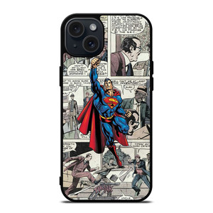 DC SUPERMAN COMIC CLASSIC iPhone 15 Plus Case DC SUPERMAN COMIC CLASSIC iPhone 15 Plus Case