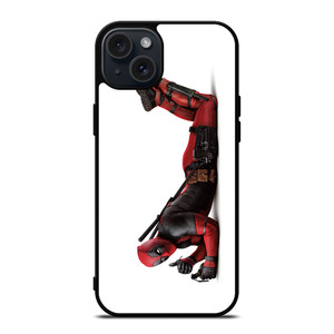 DEADPOOL SUPERHERO WITH A BOM iPhone 15 Plus Case