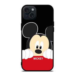 DISNEY MICKEY MOUSE CARTOON FLAT iPhone 15 Plus Case