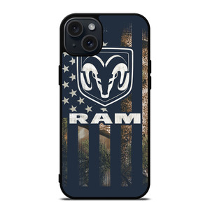 DODGE RAM FLAG iPhone 15 Plus Case