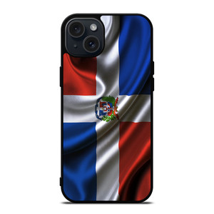 DOMINICAN REPUBLIC FLAG iPhone 15 Plus Case