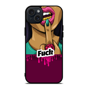 DOPE FUCK GIRL VIOLET iPhone 15 Plus Case DOPE FUCK GIRL VIOLET iPhone 15 Plus Case