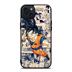 DRAGON BALL COMIC SON GOKU iPhone 15 Plus Case DRAGON BALL COMIC SON GOKU iPhone 15 Plus Case