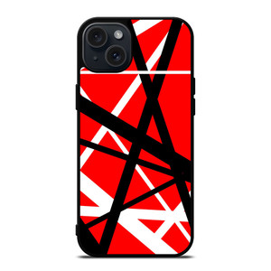 EDDIE VAN HALEN GUITAR STRIPES PATTERN iPhone 15 Plus Case EDDIE VAN HALEN GUITAR STRIPES PATTERN iPhone 15 Plus Case