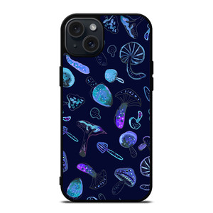 FANTASIA BLUE MUSHROOM iPhone 15 Plus Case FANTASIA BLUE MUSHROOM iPhone 15 Plus Case