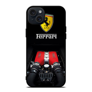 FERRARI TWIN TURBO MACHINE iPhone 15 Plus Case