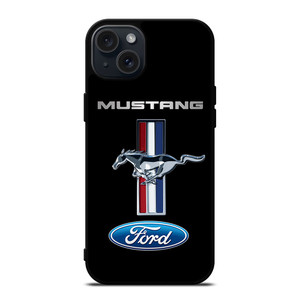 FORD MUSTANG LOGO iPhone 15 Plus Case FORD MUSTANG LOGO iPhone 15 Plus Case