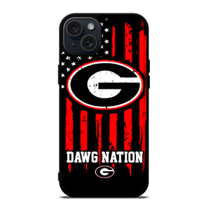 GEORGIA BULDOGS DAWG NATION iPhone 15 Plus Case