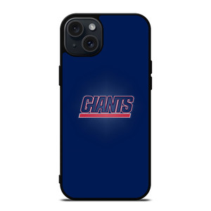 GIANTS NEW YORK LOGO BLUE iPhone 15 Plus Case GIANTS NEW YORK LOGO BLUE iPhone 15 Plus Case