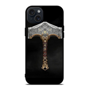 GOD OF WAR RAGNAROK HAMMER OF THOR iPhone 15 Plus Case GOD OF WAR RAGNAROK HAMMER OF THOR iPhone 15 Plus Case