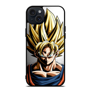 GOKU DRAGON BALL SAIYAN FAN ART  iPhone 15 Plus Case