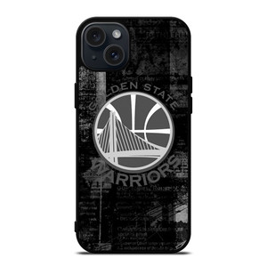 GOLDEN STATE WARRIORS LOGO BLACK WHITE iPhone 15 Plus Case