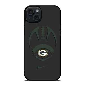 GREEN BAY PACKER LOGO FOOTBALL iPhone 15 Plus Case