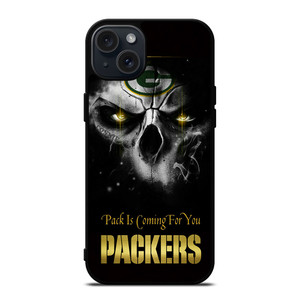GREEN BAY PACKERS SKULL iPhone 15 Plus Case