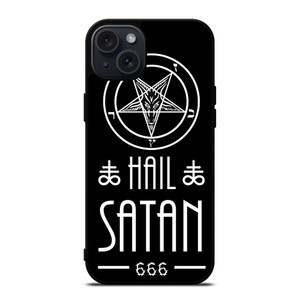 HAIL SATAN 666 iPhone 15 Plus Case