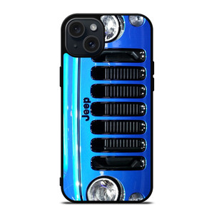 JEEP WRANGLER POLAR FRONT BLUE iPhone 15 Plus Case JEEP WRANGLER POLAR FRONT BLUE iPhone 15 Plus Case