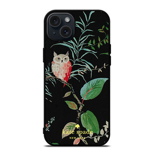 KATE SPADE OWLISH BLACK iPhone 15 Plus Case