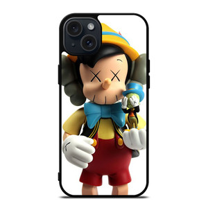 KAWS X PINNOCCHIO AND JIMINY iPhone 15 Plus Case