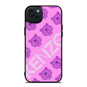 KENZO PARIS VIOLET LOGO iPhone 15 Plus Case
