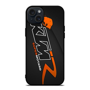 KTM SUPER MOTARD LOGO iPhone 15 Plus Case