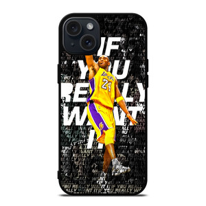 LA LAKERS KOBE BRYANT iPhone 15 Plus Case LA LAKERS KOBE BRYANT iPhone 15 Plus Case