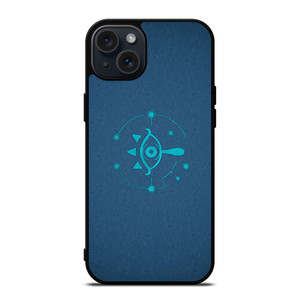 LEGEND OF ZELDA SHEIKAH SLATE EYE LOGO PATTERN iPhone 15 Plus Case LEGEND OF ZELDA SHEIKAH SLATE EYE LOGO PATTERN iPhone 15 Plus Case