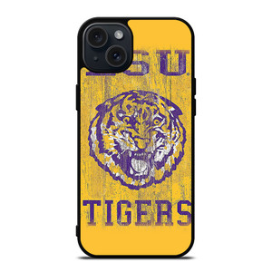 LSU TIGERS WALL ART iPhone 15 Plus Case