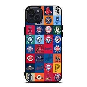 MAJOR BASEBALL LEAGUE CLUB COLLAGE iPhone 15 Plus Case