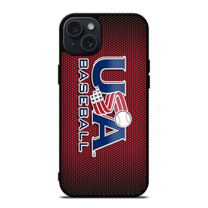 MAJOR BASEBALL LEAGUE LOGO RED iPhone 15 Plus Case MAJOR BASEBALL LEAGUE LOGO RED iPhone 15 Plus Case
