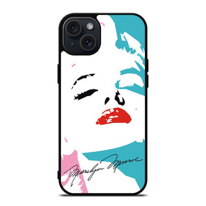 MARILYN MONROE SIGNATURE iPhone 15 Plus Case